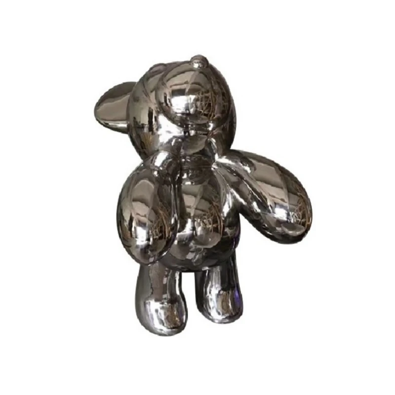 Park metal anime statue stainless steel animal penguin sculpture life size giraffe sculpture