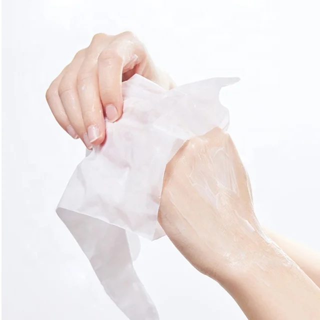 Wholesale exfoliating nourishing hand care whitening Hydrating milk hand mask gloves