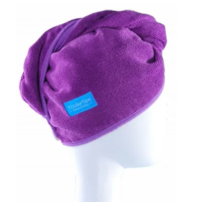 Hot selling Hair towel dry hair microfiber quick magic drying wrap turban bath shower women head towel with buttons