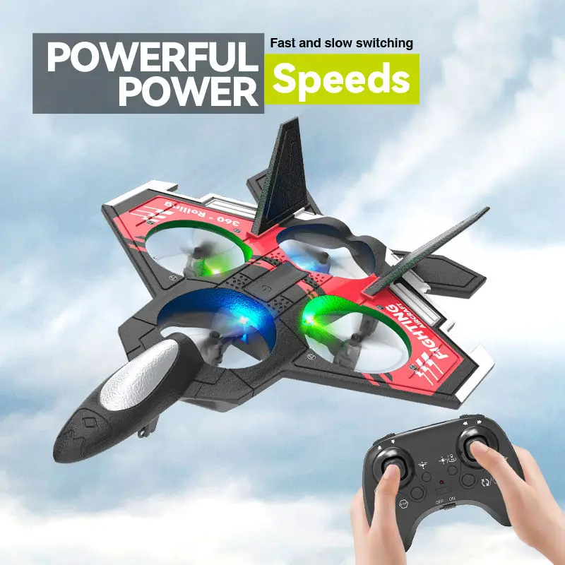 S98 RC Fighter Model Airplane Electric Toy Model Flight Stunt Airplane Remote Control 14CH Foam Airplane Boys Flying Toys