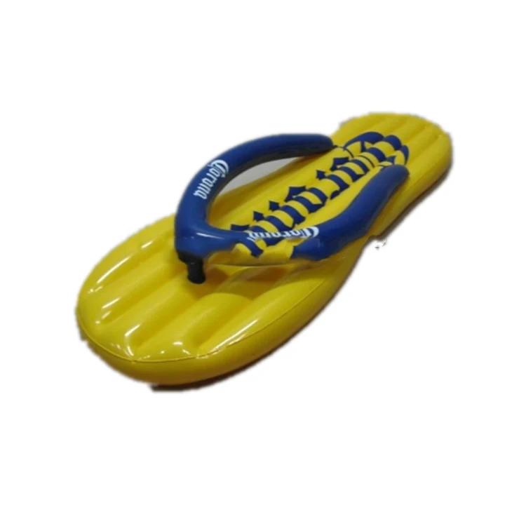 EN71 6P PVC water beach mattress inflatable flip flop