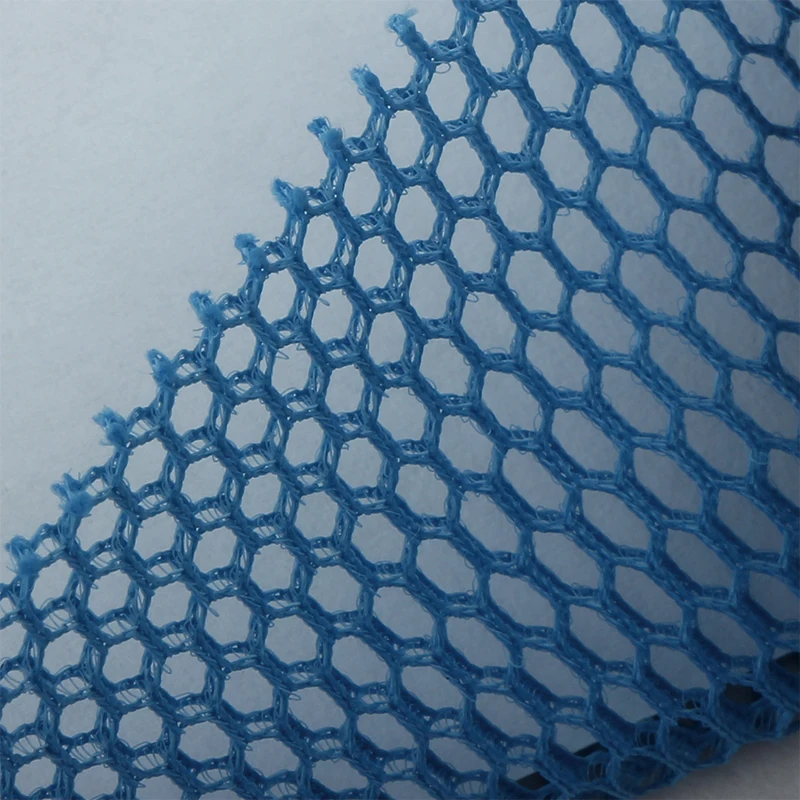 2024 High quality elastic knitted mesh fabric sandwich breathable upholstery 3d spacer mesh fabric for backpack