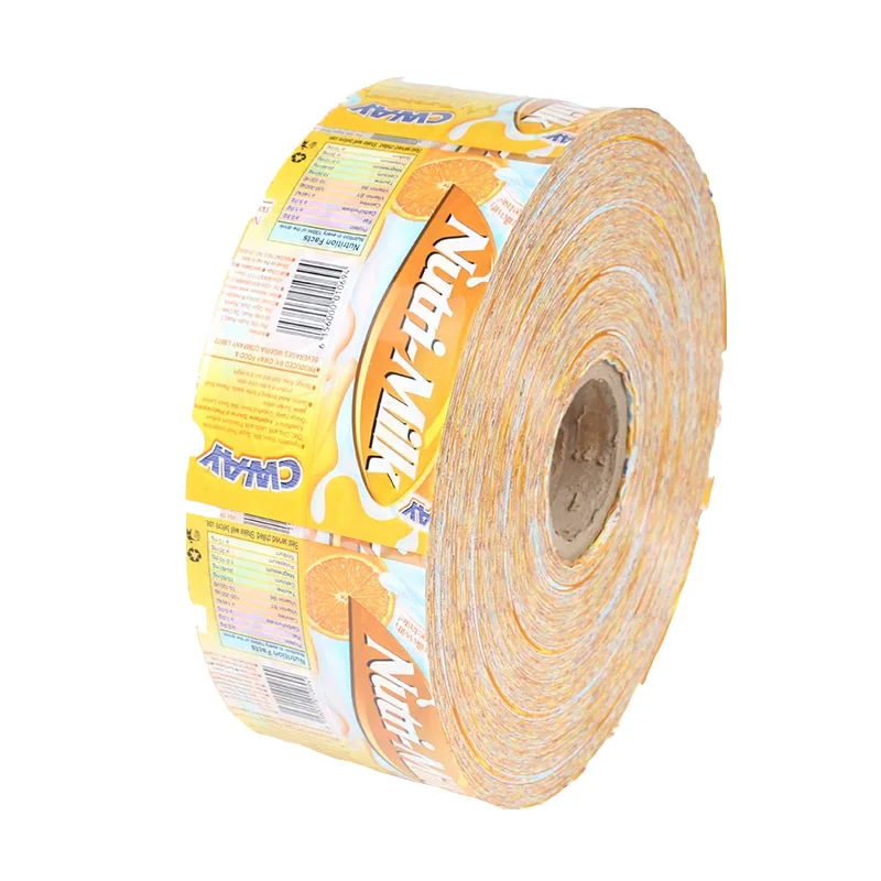 Custom Logo Heat Labels Wrap Protein Powder Bottles PVC Film Packaging Plastic Juice Water Cans Glass Beverage Shrink Sleeve