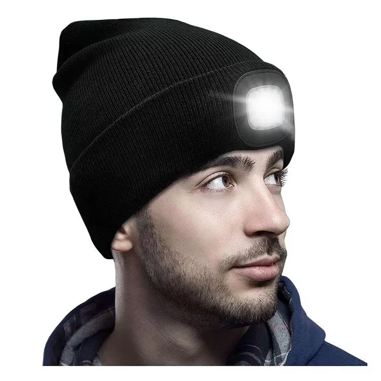 High Quality Professional SMD Hat Flashlight with Built-In Lithium-Ion Battery Excellent Lighting Camping Hiking