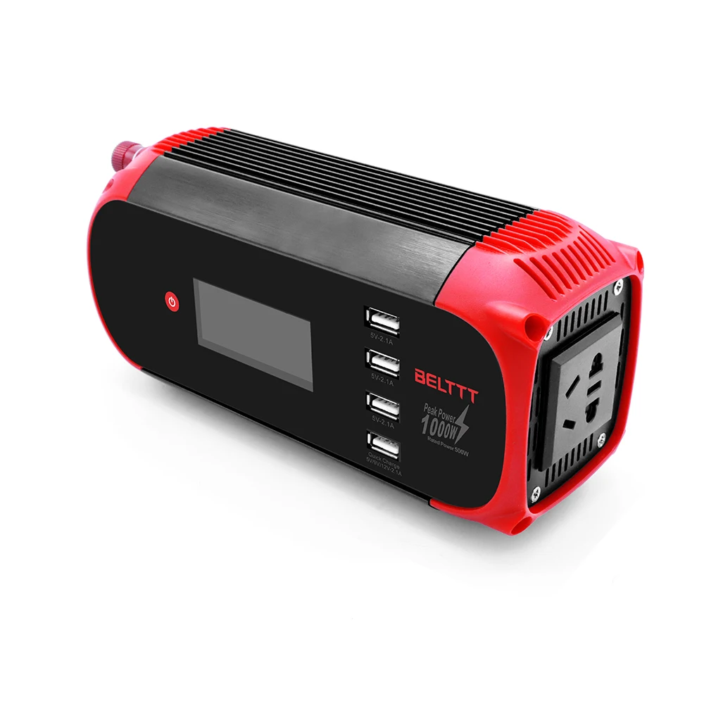 BELTTT mini design portable converter modified sine wave 12v dc 500va power inverter 220vac