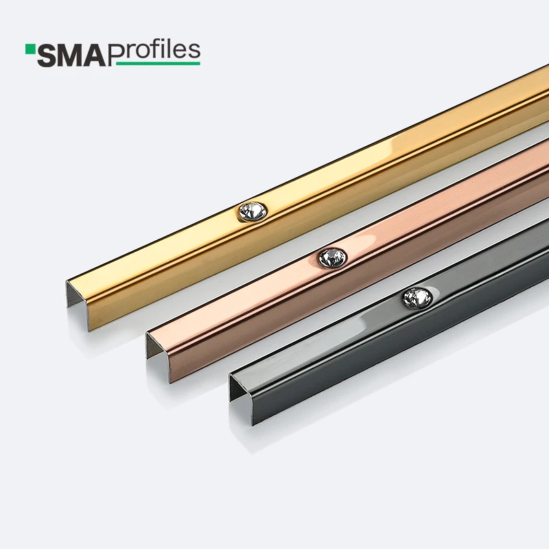 SMAProfiles house decoration interior accessories decorative metal strips for furniture stainless steel decorative trim