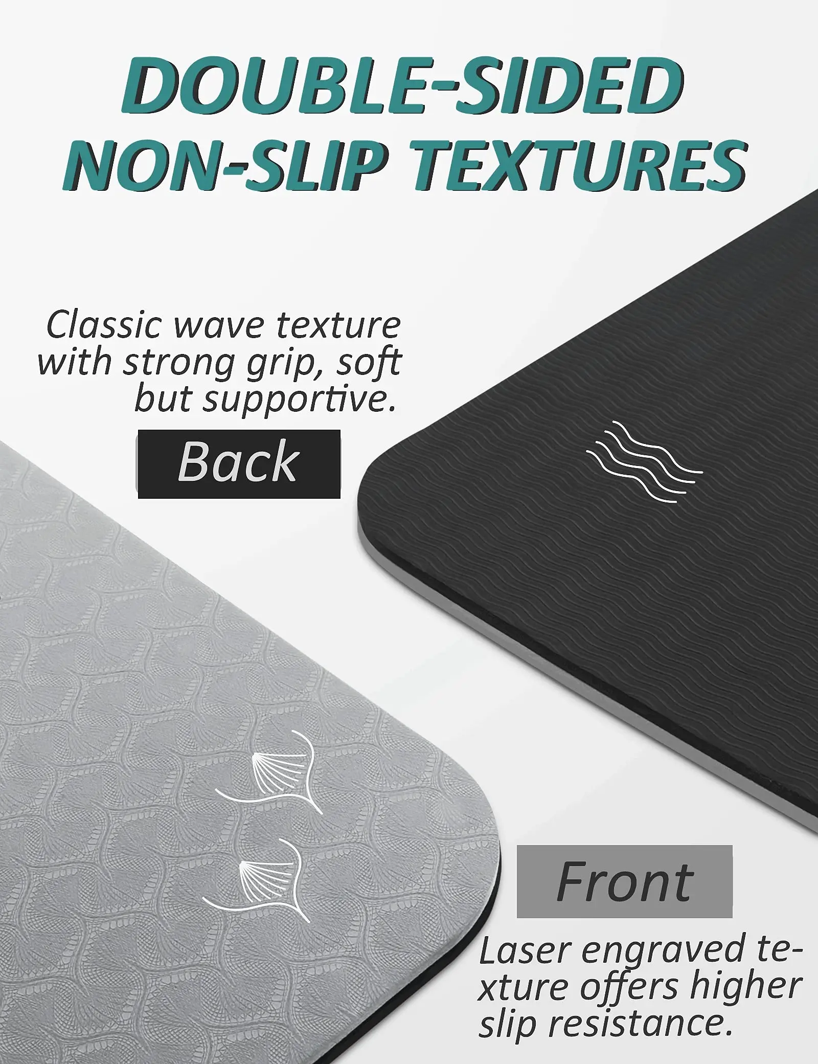 Best Workout Matt Absorbent Yoga Exercise Mat 6Mm Thick Yoga Mats For Men Women And Kids Carpet Exercise