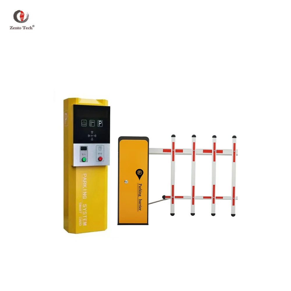 Autopay Rfid Card & Ticket Dispenser Car Parking Smart System with Emergency Button Parking Equipment