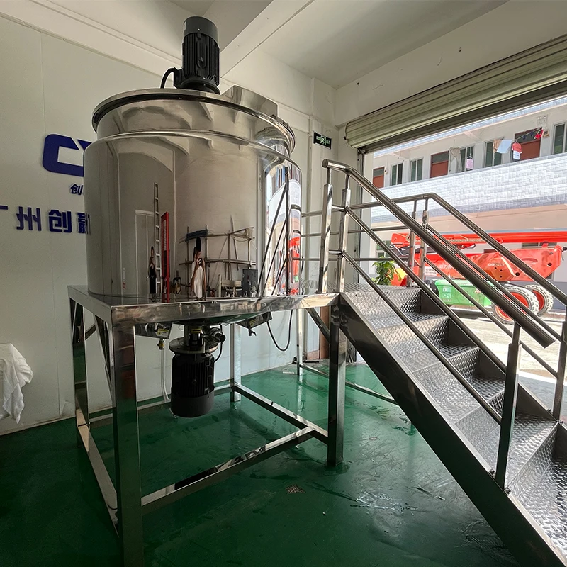 CYJX Exceptional Quality Direct Factory Price Steam Heating Powder Mixer Used agitator mixing tank with bottom homogenizer