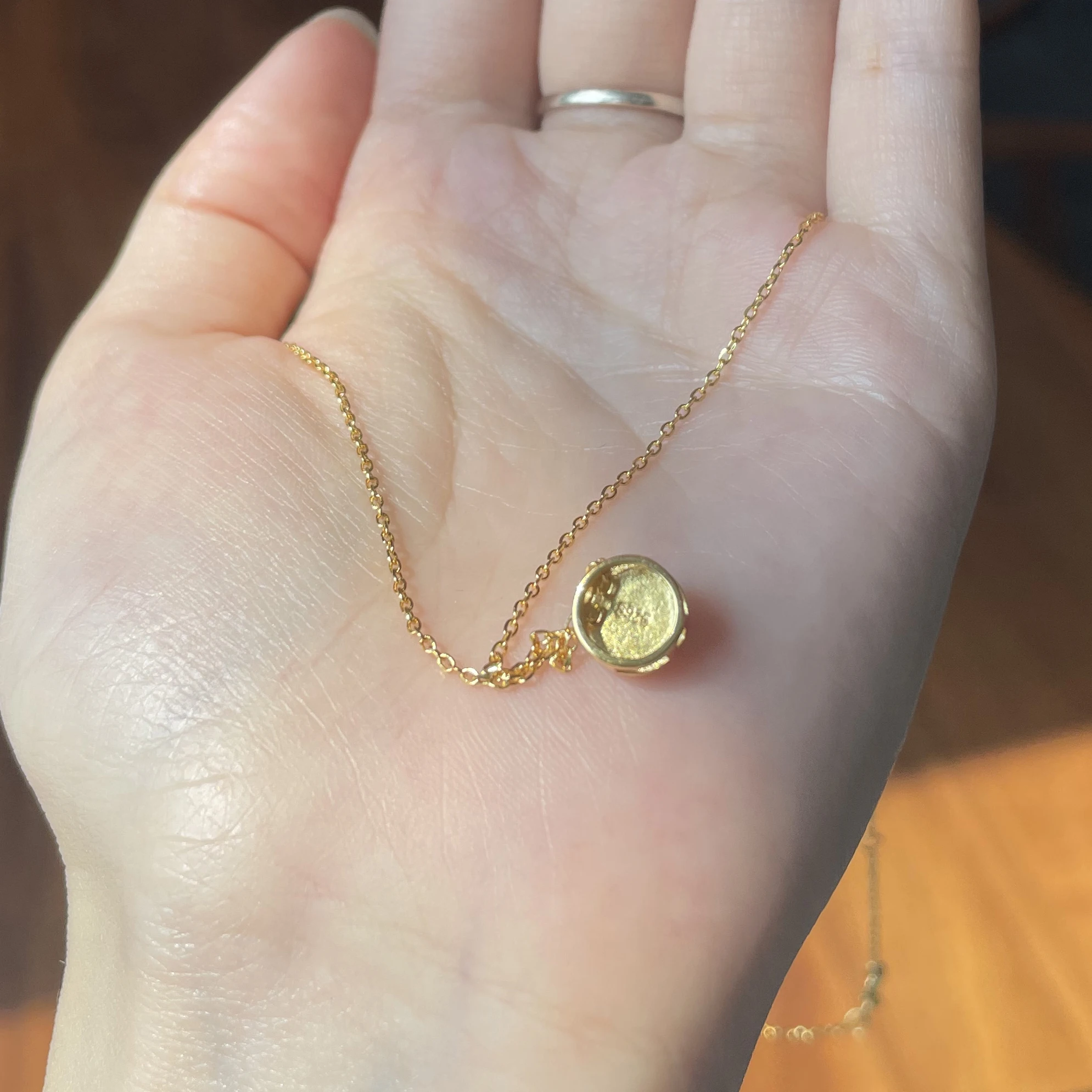 Unique Design 925 Sterling Silver Gold Plated Nature Opal Pendant Gemstone Necklace for Girls Party Gift
