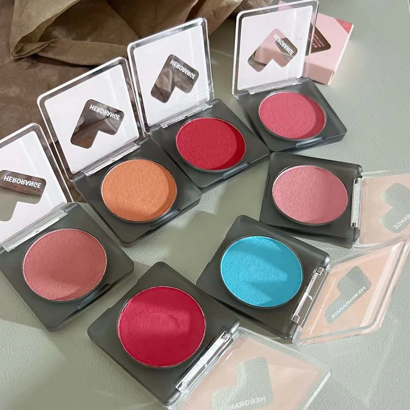 Private Label 7 Color Walking Heart Blush Cream Matte Long Lasting Waterproof Custom Logo maquillaje al por mayor