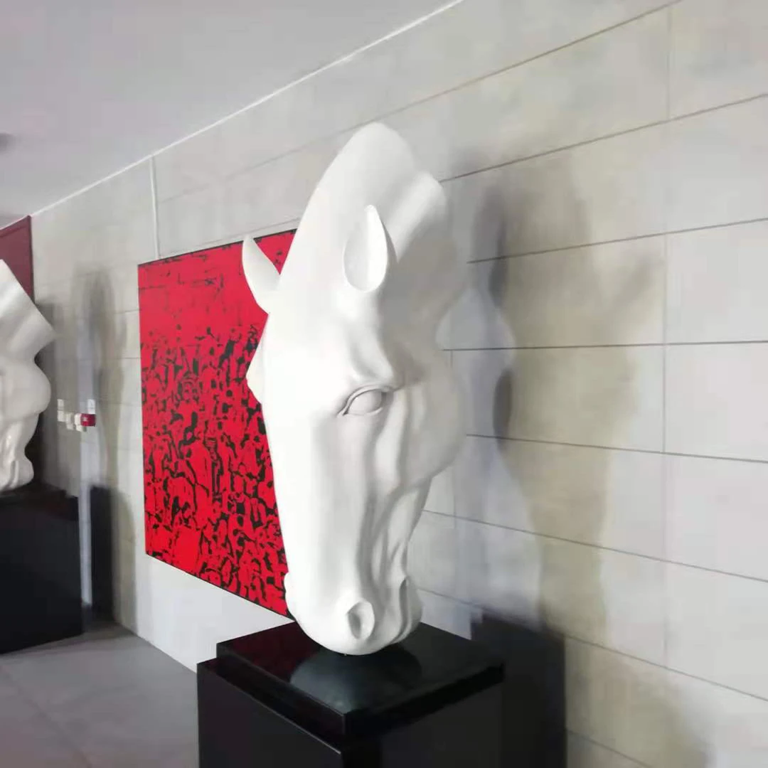 Famous Modern Art Decoration Resin Abstract Geometry animal Figure Art Sculptures For Street