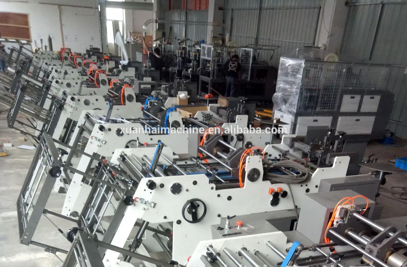 High Speed paper fast food lunch cake cardboard packing carton box making machine for chips box