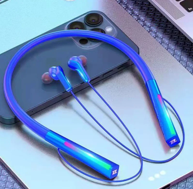 Led Headset Neckband Sports Music Noise Reduction In Ear 100 Hours True Wireless Stereo Headphones Earphone