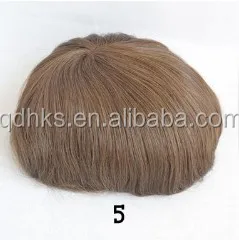 Парик для мужчин 10 7 дюймов мужской парик из человеческих волос система замены волос из тонкой кожи монофиламентная сетчатая основа № 2 (#6)