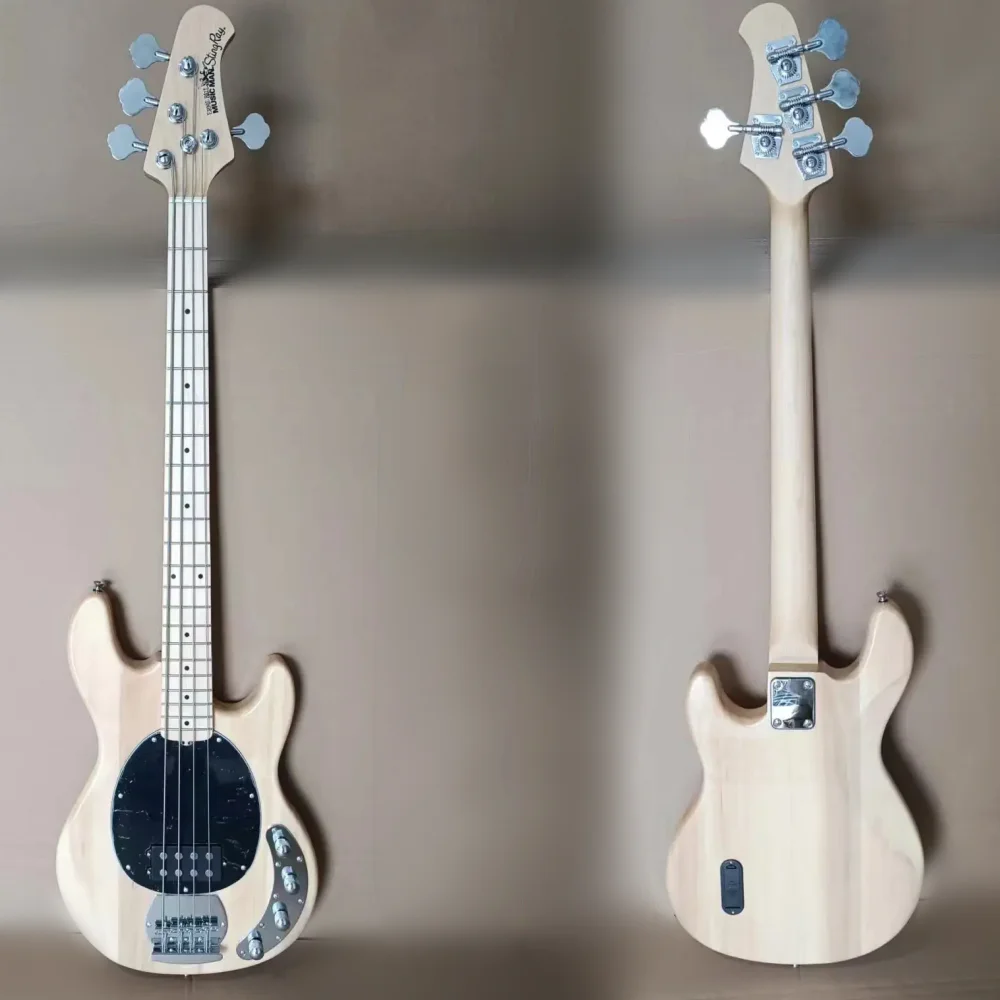 4 String Electric Bass 22 Frets Humbucker Pickup Mahogany High Grade Bass Guitar