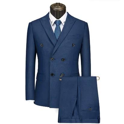 half Canvas 50% wool, 50% polyester Suits For Men Italian Fabric Custom Tailor Occasion Wedding Made To Measure Suits