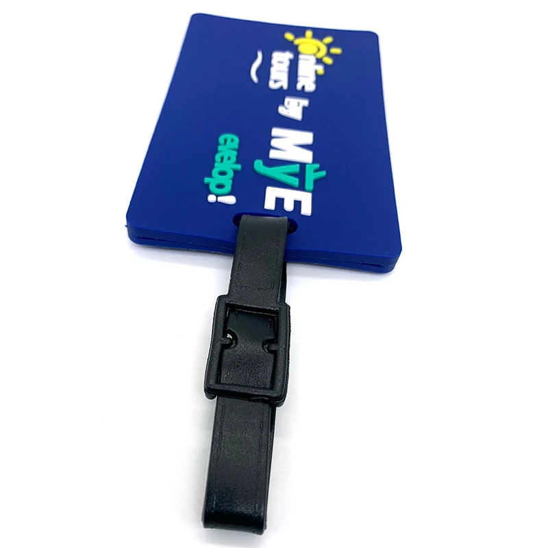 Custom Travel Luggage Tags Silicone Luggage Tag With Name Id Card Suitcase Labels Travel Id Card Holder Colorful Secure Travel