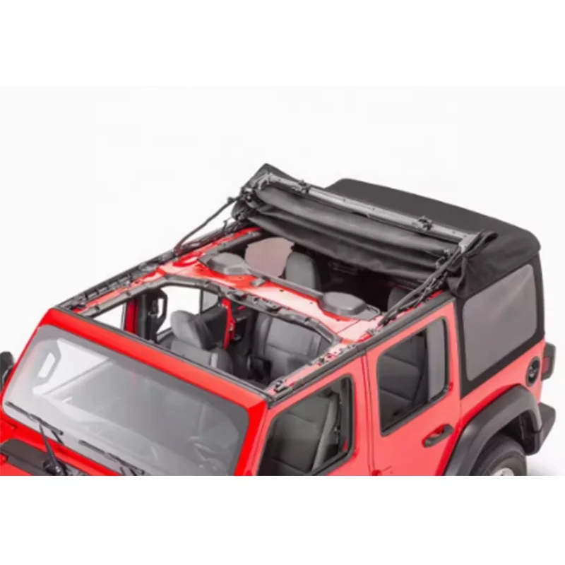 Spedking Exterior Accessories 4x4 Offroad Pickup Truck Soft Top Kit Softtop for Jeep Wrangler JL 2018+ Soft Top