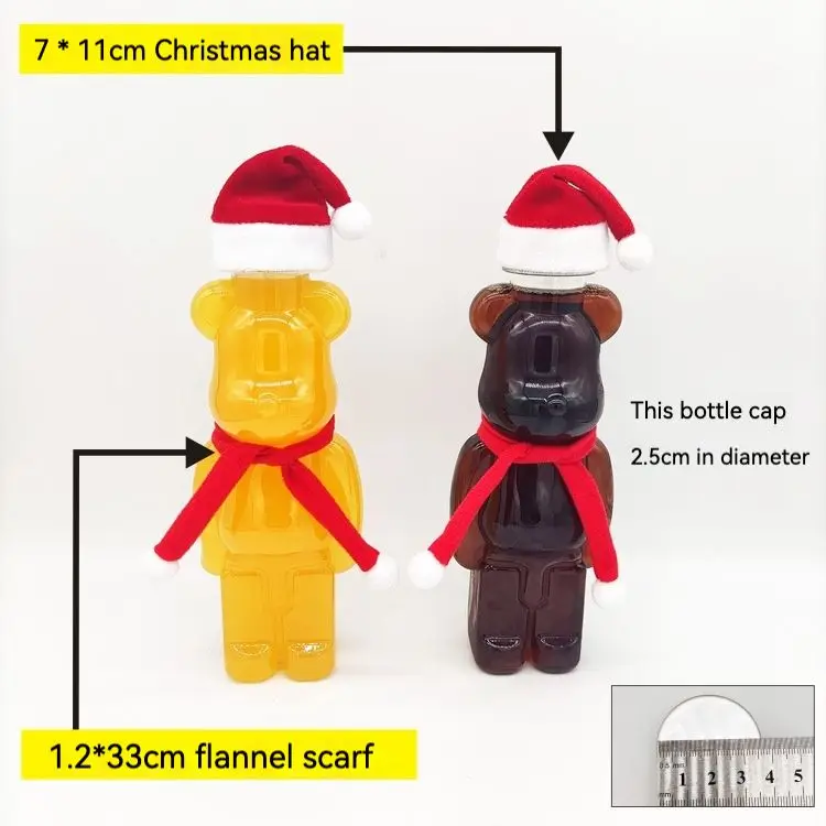 2022 Mini Christmas Santa Hat with Plush Ball Decorations Supplies for Business Gift Toy