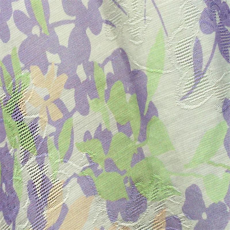 Y5005# Floral Digital fashion pattern Printed tencel lyocell nylon Woven jacquard Fabric Silk Women Dress Fabric wholesale
