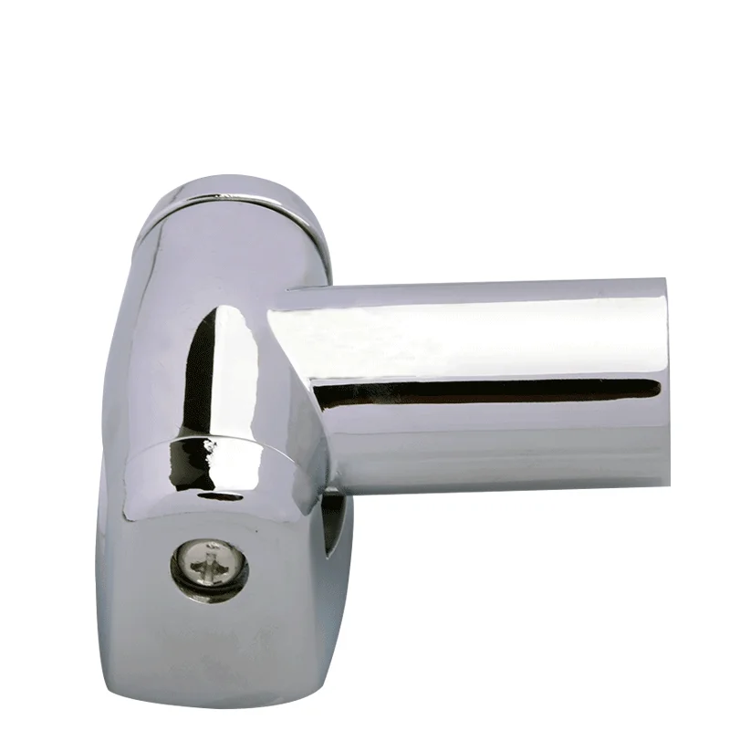 hot sale Stainless Steel universal adjustable Shower Curtain Rods Wall Mount Bracket Universal flange, Universal flange seat