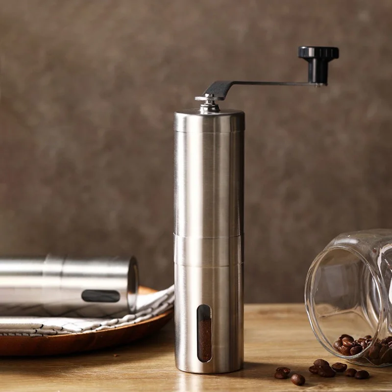 Мини профессиональная портативная ручная коническая плоская коническая Кофемолка для эспрессо из нержавеющей стали ручные кофемолки для путешествий
