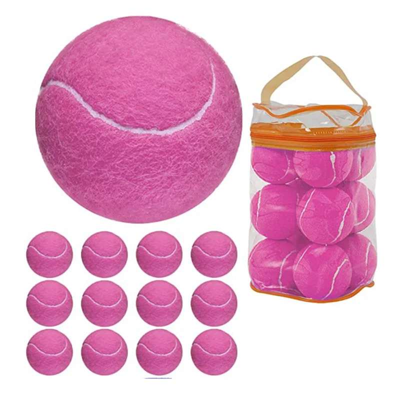 12 Pack Advanced Training Tennis Balls Practice Balls, Pet Dog Playing Balls