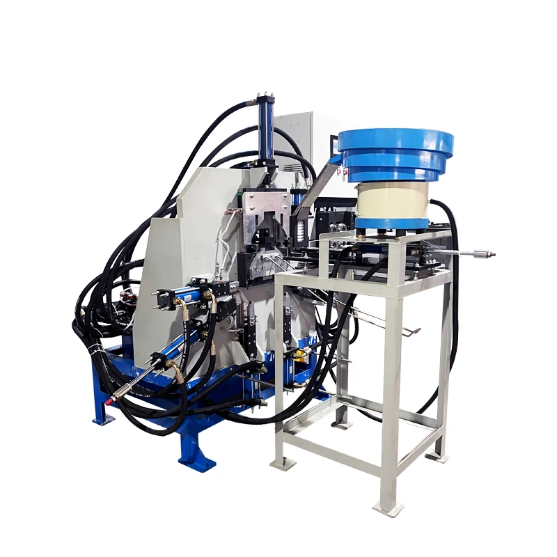 2023 CNC bucket handle making machine  for rivet end bucket handle product  Automatic Iron steel wire bending machine