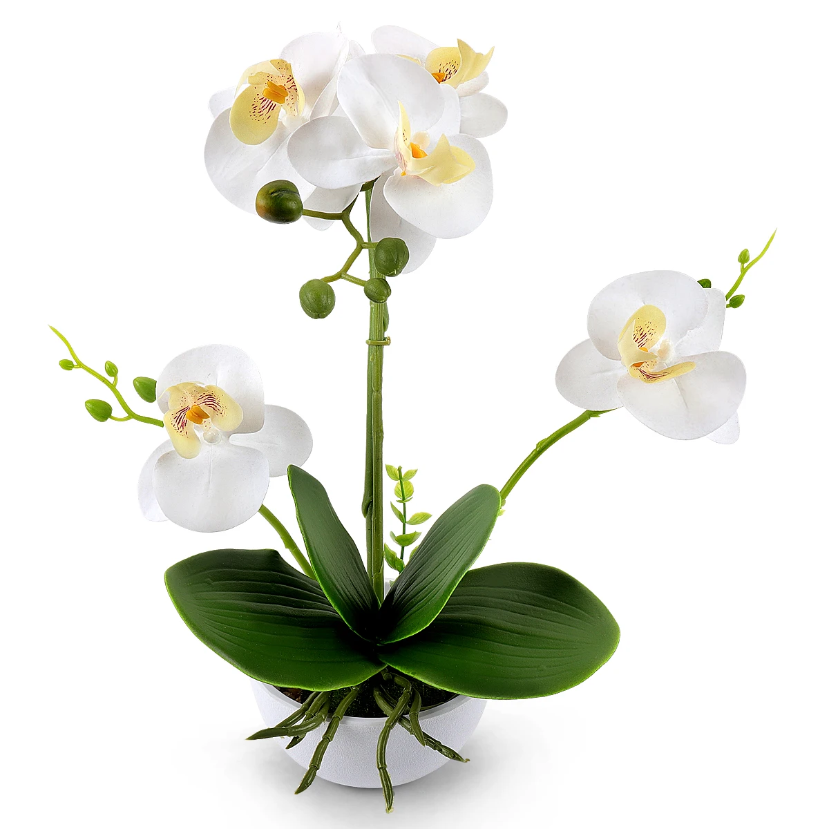 2021 Factory direct sales Real Touch Artificial Pu Orchid Flowers Butterfly Orchid Branch for Decoration  Wedding Gifts