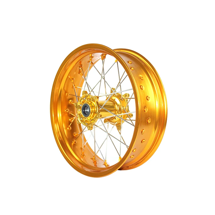 Motorcycle accessories 17 Inch spoked super motard wheels for yz450f