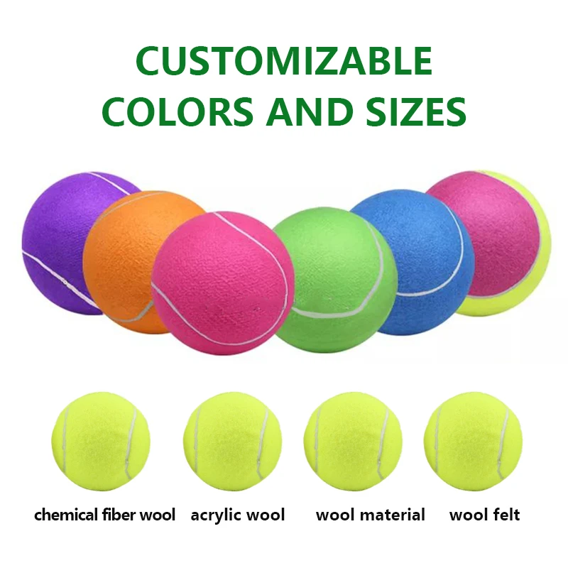 High Quality custom logo Professional Wool tennis padel balls