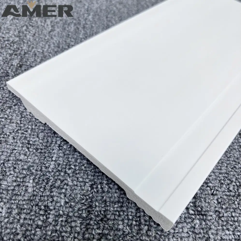 Amer OEM factory wholesale 3d wall trim line 300mm 120mm kitchen skirting border board