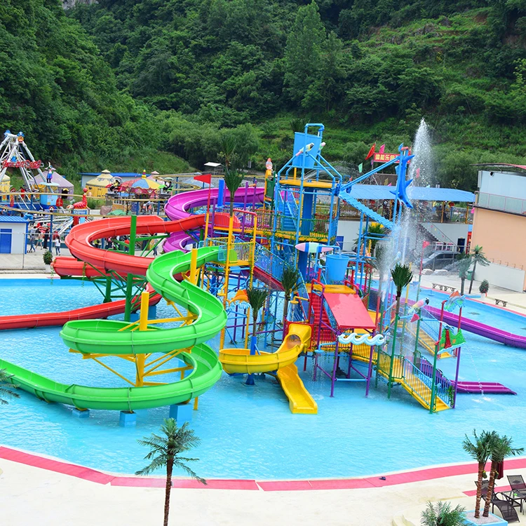 Hot Sale Reinforced Kids Water Fiberglass Slide Swimming Pool Water Slide for Swimming Pool