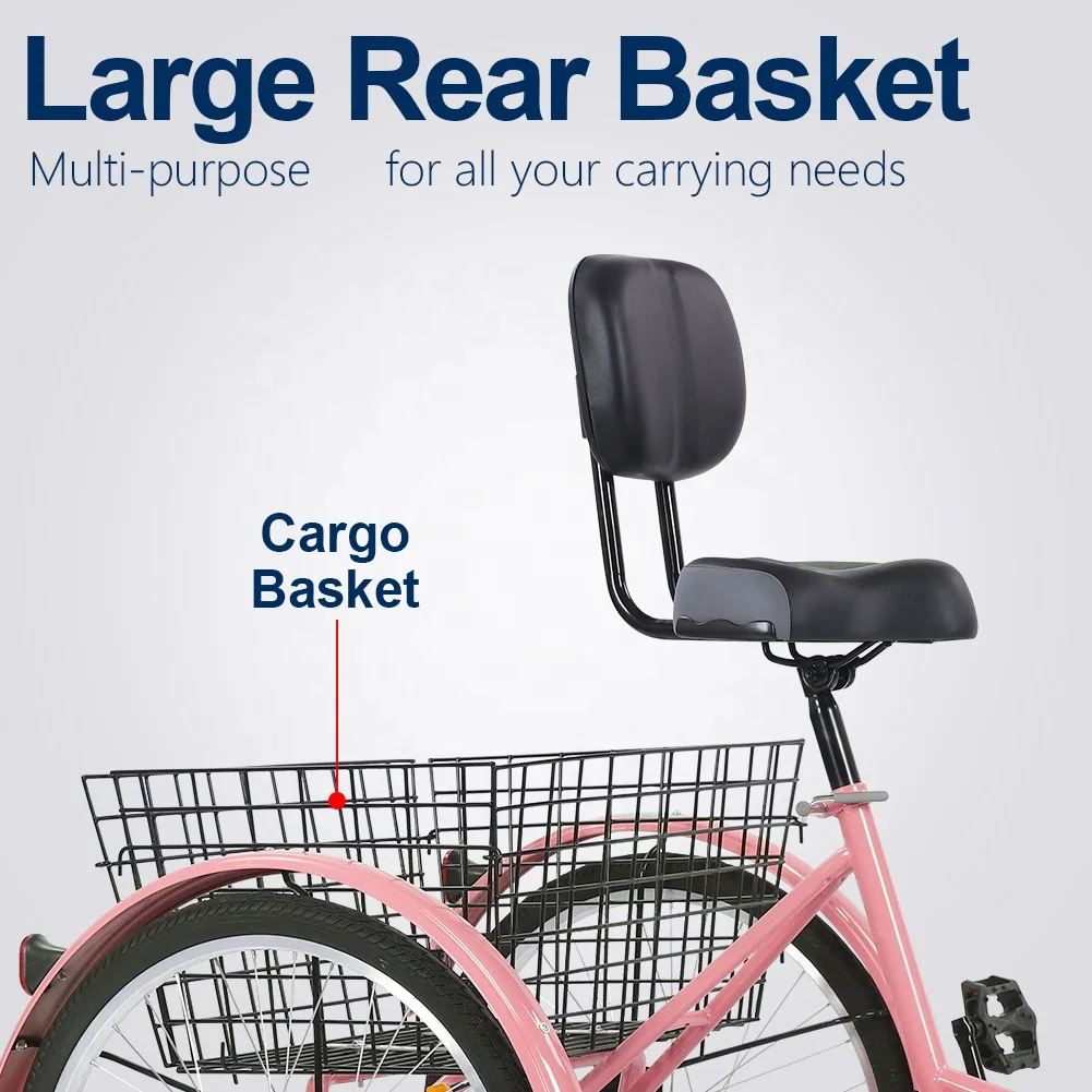 free shipping from US warehouse hot sale 3 wheel bikes for seniors used factory wholesale price