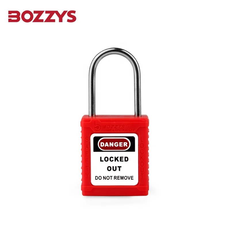 Zenex Oem Waterproof Custom Safety  Lockout Tagout Padlock with 4mm Stainless Steel Beam to Prevent Accidental Operation