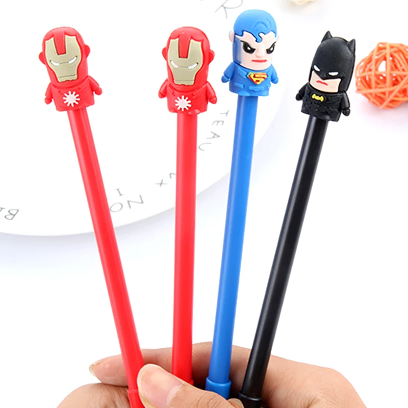 Креативные канцелярские принадлежности, милая мультяшная головка, герой, альянс, нейтральная ручка