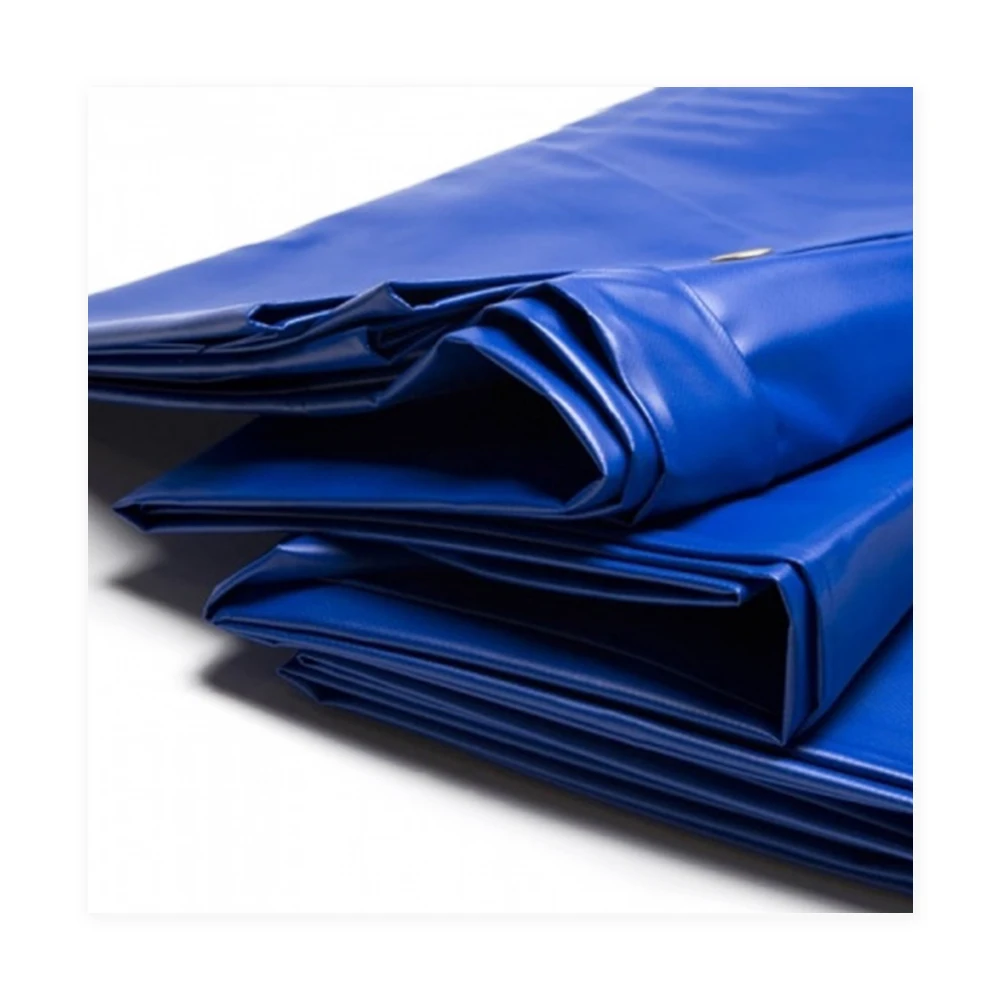 Anti-UV Outdoor 1000*1000D 18*18 PVC Canvas Tarpaulin Fabric Wholesale 700Gsm Glossy Polyvinyl Chloride Tarpaulin Structure