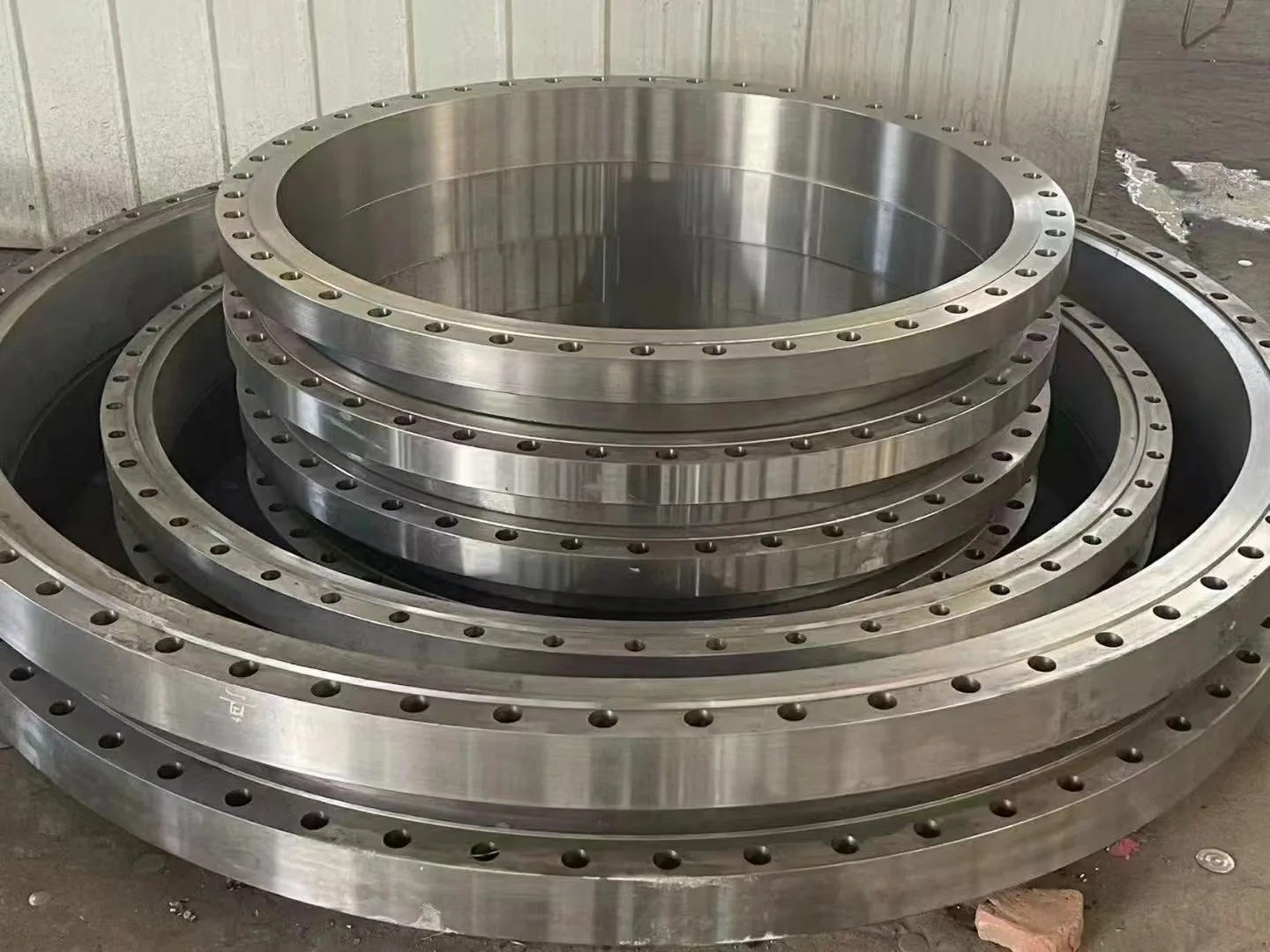 Фланец из углеродистой стали сварочный шейный фланец ASTM B381 ANSI B16.5 Класс 150 # RF125-250 DN300