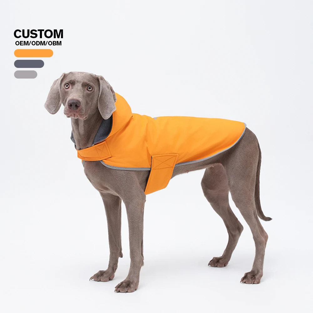 Waterproof Jacket Whippets New design Pet Clothes Greyhounds clothes turtleneck large breed dog clothes