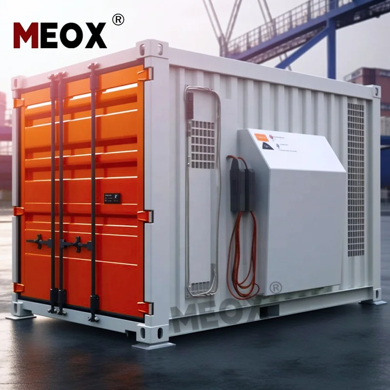 MEOX European quality 20 40 foot freezer units containerized energy storage 12m powered off-grid shipping solar panel container