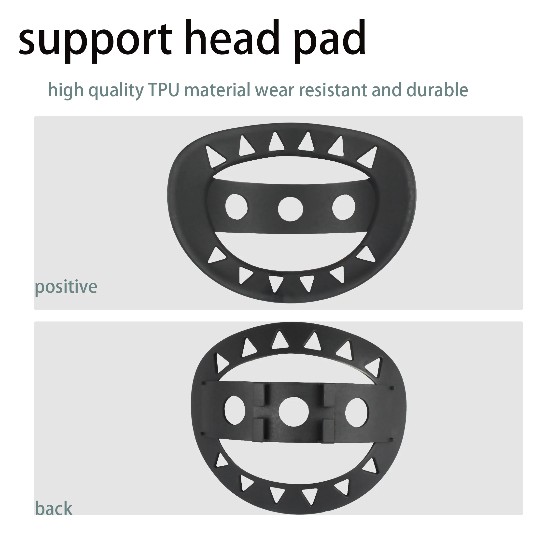 Suitable for Oculus Quest 2 headset back pad, gravity pressure balance comfortable soft TPU pad virtual reality accessories