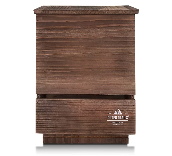 
BSCI christmas gift wooden Bat House for Outdoors - Bat Box Shelter with Large Triple Chamber 
