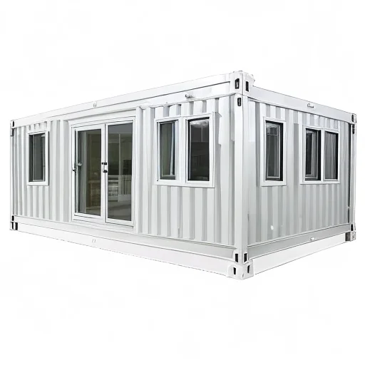 China Supplier prefab modular flat pack storage container house office 40ft with toilet Factory Sale Direct
