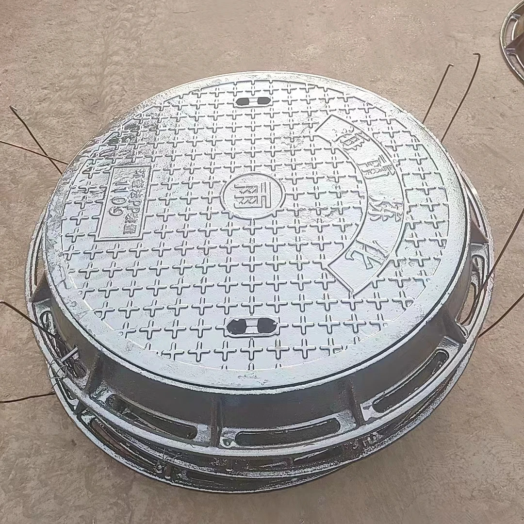D400 ductile iron double manhole cover Philippines double seal manhole cover