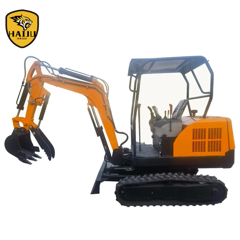 CE/EPA4/Euro V Approved Small Excavator 1.8 Ton 2 Ton Mini Crawler Excavator With Hydraulic Thumb Clip HJ20