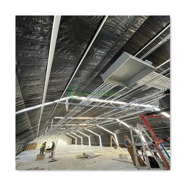 Panic Buying hydroponic system light deprivation greenhouse plastic film blackout green house