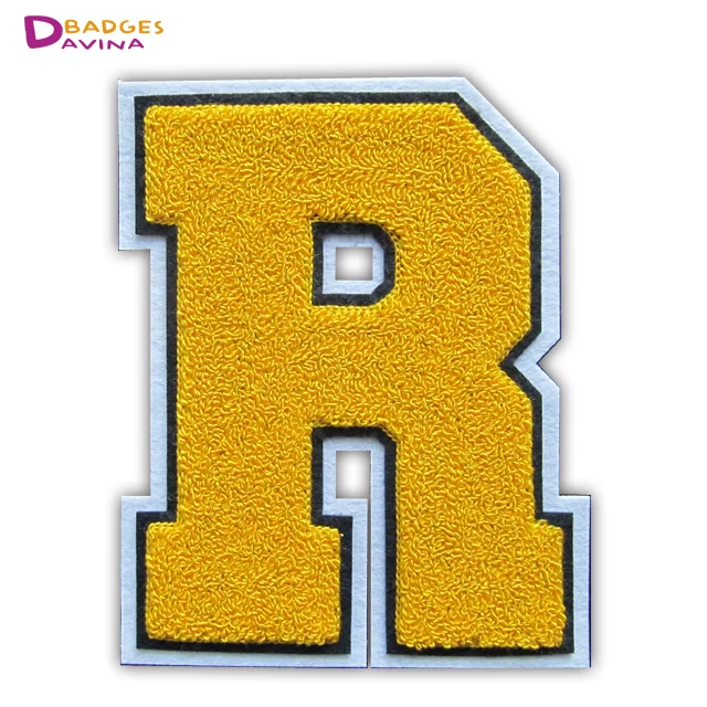 Custom  jacket letter patches letterman chenille patches