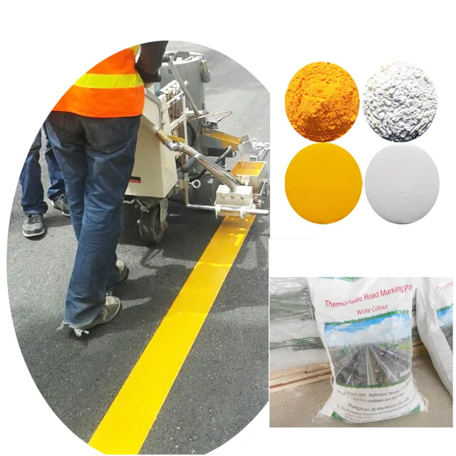 Environment Protection Traffic Coating Thermoplastic Luminescent Hot Melt Reflective Marking Paint For Road Marking