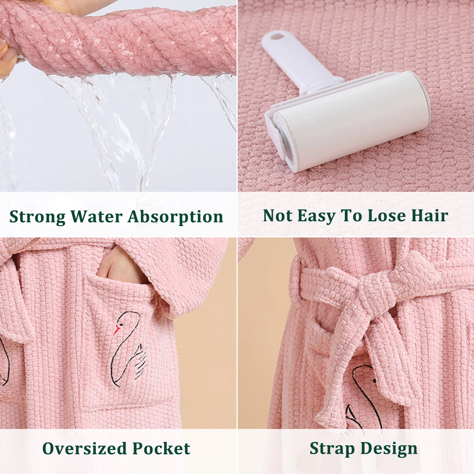 best choice china factory robes woman coral fleece lightweight fluffy warm comfortable bath robe woman sleepwear